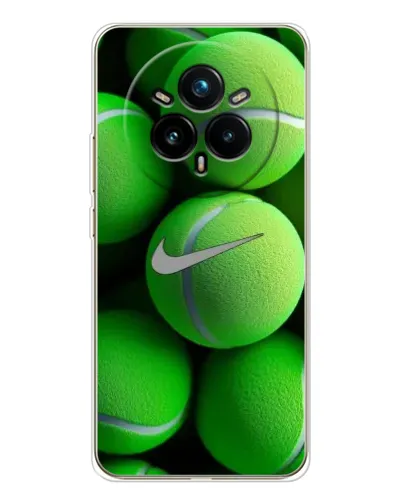Чехол для Realme 14 Pro 5G с картинкой «Теннисные мячи Найк»