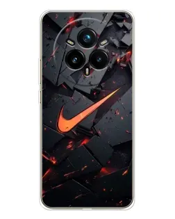Чохол для Realme 14 Pro 5G з картинкою «Nike — ефект розломів» Чохол для Realme 14 Pro 5G з картинкою «Nike — ефект розломів»