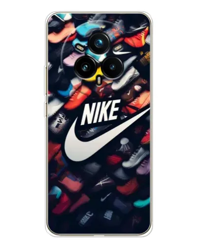 Чехол для Realme 14 Pro 5G с картинкой «Коллекция кроссовок Nike»