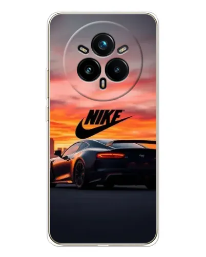 Чехол для Realme 14 Pro 5G с картинкой «Nike и суперкар»