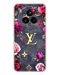 Чехол для Realme 14 Pro 5G с картинкой «Цветочный Louis Vuitton»