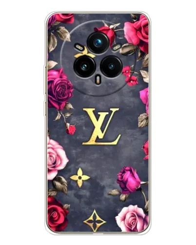 Чехол для Realme 14 Pro 5G с картинкой «Цветочный Louis Vuitton»