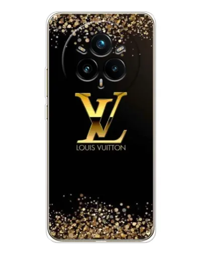 Чехол для Realme 14 Pro 5G с картинкой «LV — золотые искры»