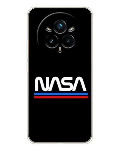 Чехол для Realme 14 Pro 5G с картинкой «NASA — классика Red Blue» Чехол для Realme 14 Pro 5G с картинкой «NASA — классика Red Blue»