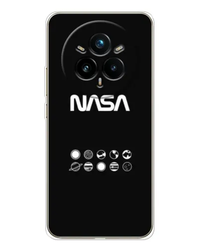 Чехол для Realme 14 Pro 5G с картинкой «NASA — технический принт» Чехол для Realme 14 Pro 5G с картинкой «NASA — технический принт»