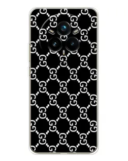 Чехол для Realme 14 Pro 5G с картинкой «Gucci — сетчатый паттерн» Чехол для Realme 14 Pro 5G с картинкой «Gucci — сетчатый паттерн»
