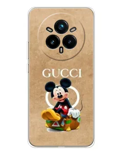 Чехол для Realme 14 Pro 5G с картинкой «Микки Маус Gucci — крафт» Чехол для Realme 14 Pro 5G с картинкой «Микки Маус Gucci — крафт»