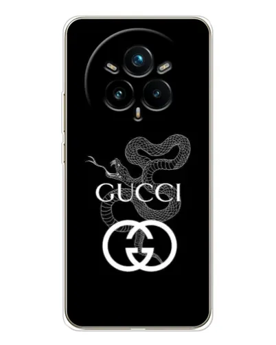 Чехол для Realme 14 Pro 5G с картинкой «Gucci — серебряная змея»