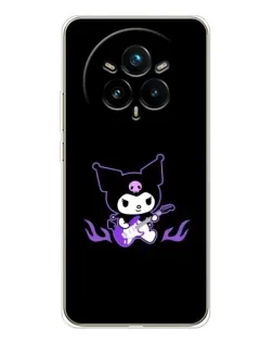 Чехол для Realme 14 Pro 5G с картинкой «Электрическая Kuromi»