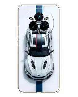 Чехол для Realme 14 Pro 5G с картинкой «Вид сверху — BMW M»