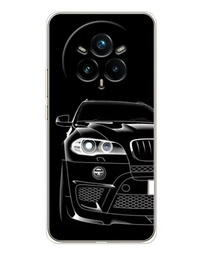 Чехол для Realme 14 Pro 5G с картинкой «Темный силуэт BMW» Чехол для Realme 14 Pro 5G с картинкой «Темный силуэт BMW»