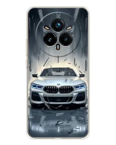 Чехол для Realme 14 Pro 5G с картинкой «BMW в свете фар» Чехол для Realme 14 Pro 5G с картинкой «BMW в свете фар»
