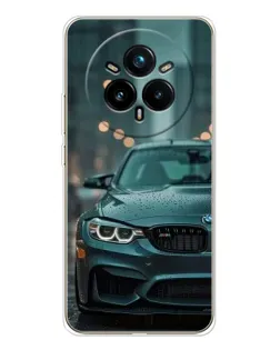 Чехол для Realme 14 Pro 5G с картинкой «BMW в огнях города»