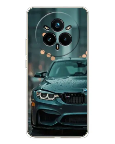 Чехол для Realme 14 Pro 5G с картинкой «BMW в огнях города» Чехол для Realme 14 Pro 5G с картинкой «BMW в огнях города»