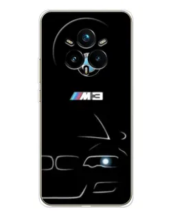 Чехол для Realme 14 Pro 5G с картинкой «Минималистичный принт BMW M3»