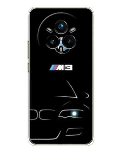 Чехол для Realme 14 Pro 5G с картинкой «Минималистичный принт BMW M3» Чехол для Realme 14 Pro 5G с картинкой «Минималистичный принт BMW M3»