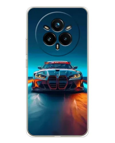 Чехол для Realme 14 Pro 5G с картинкой «BMW — огни неона» Чехол для Realme 14 Pro 5G с картинкой «BMW — огни неона»
