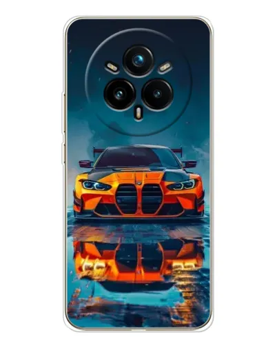 Чехол для Realme 14 Pro 5G с картинкой «BMW — золотая эмблема» Чехол для Realme 14 Pro 5G с картинкой «BMW — золотая эмблема»