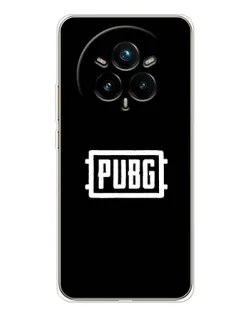 Чехол для Realme 14 Pro 5G с картинкой «Лого BMW — металлический блеск»