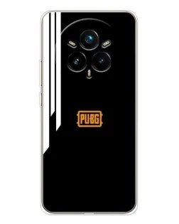 Чехол для Realme 14 Pro 5G с картинкой «PUBG — вертикальные линии»