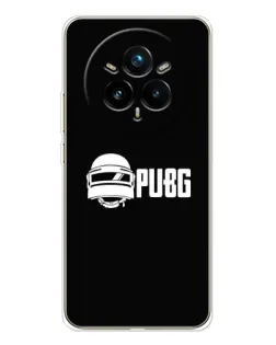 Чехол для Realme 14 Pro 5G с картинкой «PUBG — классический лого»