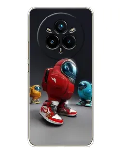 Чехол для Realme 14 Pro 5G с картинкой «Among Us — 3D стиль» Чехол для Realme 14 Pro 5G с картинкой «Among Us — 3D стиль»