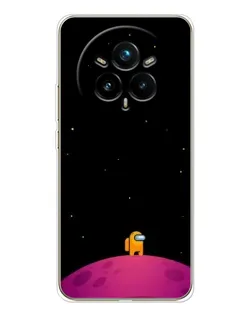 Чехол для Realme 14 Pro 5G с картинкой «Одинокий герой на планете» Чехол для Realme 14 Pro 5G с картинкой «Одинокий герой на планете»