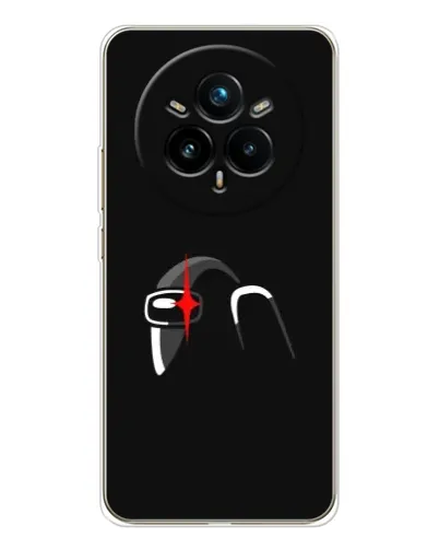 Чехол для Realme 14 Pro 5G с картинкой «Among Us шлем»