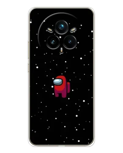 Чехол для Realme 14 Pro 5G с картинкой «Красный Among Us»