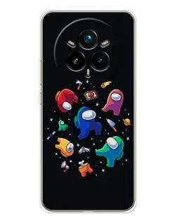 Чехол для Realme 14 Pro 5G с картинкой «Among Us космос» Чехол для Realme 14 Pro 5G с картинкой «Among Us космос»