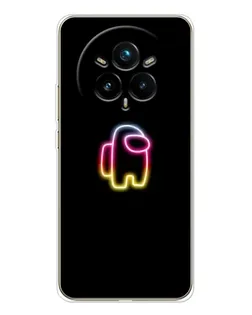 Чехол для Realme 14 Pro 5G с картинкой «Among Us градиент» Чехол для Realme 14 Pro 5G с картинкой «Among Us градиент»