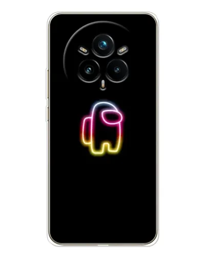 Чехол для Realme 14 Pro 5G с картинкой «Among Us градиент»