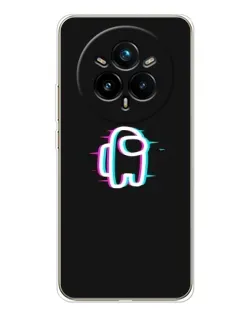 Чехол для Realme 14 Pro 5G с картинкой «Among Us неон» Чехол для Realme 14 Pro 5G с картинкой «Among Us неон»