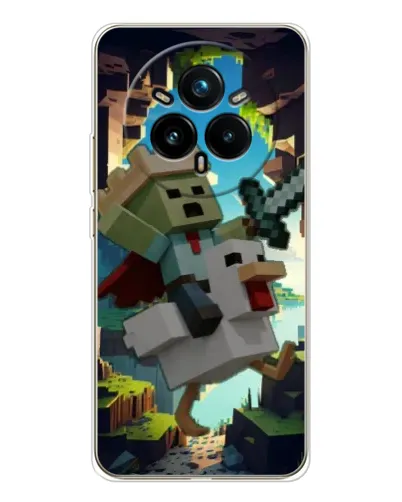 Чехол для Realme 14 Pro 5G с картинкой «Стив и гусь»