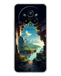 Чехол для Realme 14 Pro 5G с картинкой «Вид из пещеры»