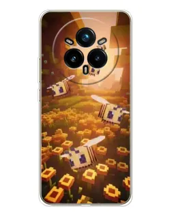 Чехол для Realme 14 Pro 5G с картинкой «Поле подсолнухов»