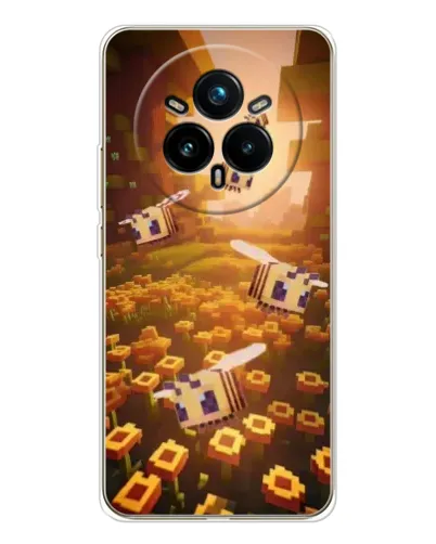 Чехол для Realme 14 Pro 5G с картинкой «Поле подсолнухов»