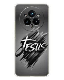 Чехол для Realme 14 Pro 5G с картинкой «Надпись Jesus Graffiti»