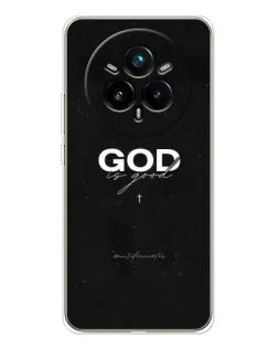 Чехол для Realme 14 Pro 5G с картинкой «GOD — Бог над всем»