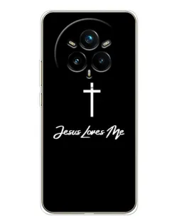 Чехол для Realme 14 Pro 5G с картинкой «Иисус любит тебя»