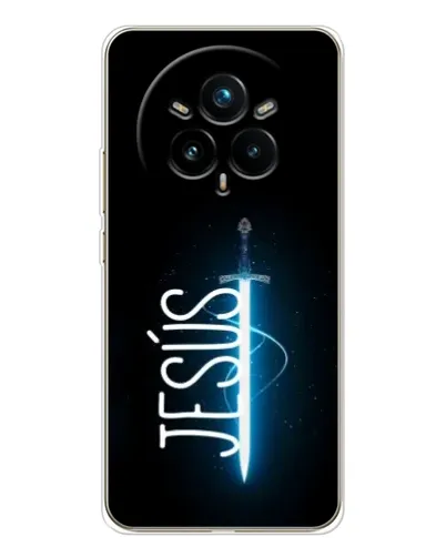 Чехол для Realme 14 Pro 5G с картинкой «Меч Духа Jesus» Чехол для Realme 14 Pro 5G с картинкой «Меч Духа Jesus»