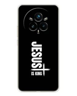 Чехол для Realme 14 Pro 5G с картинкой «Вертикаль веры Jesus»