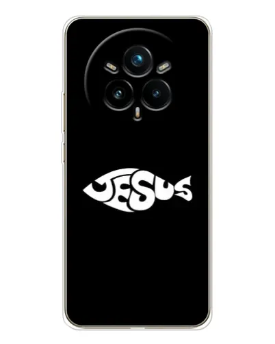 Чехол для Realme 14 Pro 5G с картинкой «Рыба Jesus» Чехол для Realme 14 Pro 5G с картинкой «Рыба Jesus»