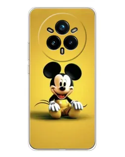 Чехол для Realme 14 Pro 5G с картинкой «Микки на желтом»
