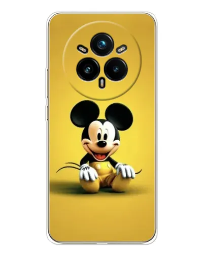 Чехол для Realme 14 Pro 5G с картинкой «Микки на желтом»
