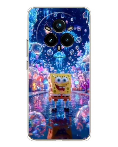 Чехол для Realme 14 Pro 5G с картинкой «Неоновый океан» Чехол для Realme 14 Pro 5G с картинкой «Неоновый океан»