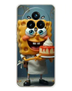 Чехол для Realme 14 Pro 5G с картинкой «Повар Спанч Боб»