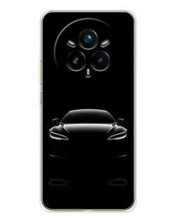 Чехол для Realme 14 Pro 5G с картинкой «Силуэт Tesla Night»
