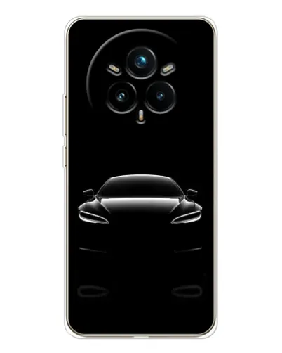 Чехол для Realme 14 Pro 5G с картинкой «Силуэт Tesla Night» Чехол для Realme 14 Pro 5G с картинкой «Силуэт Tesla Night»