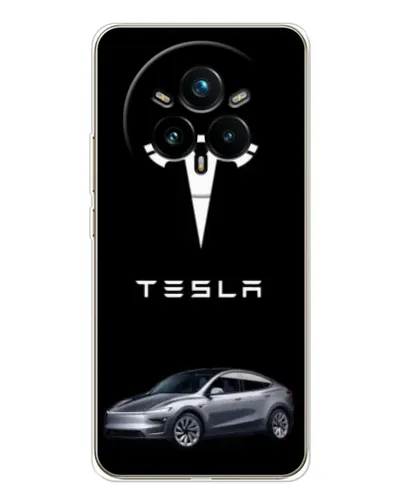 Чехол для Realme 14 Pro 5G с картинкой «Tesla Model Y» Чехол для Realme 14 Pro 5G с картинкой «Tesla Model Y»